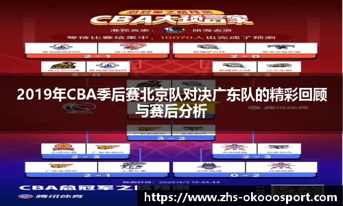 2019年CBA季后赛北京队对决广东队的精彩回顾与赛后分析