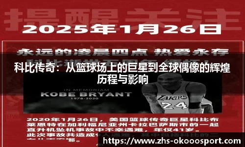 科比传奇：从篮球场上的巨星到全球偶像的辉煌历程与影响